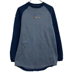 adidas ロゴスウェット トレーナー アディダス XS ネイビー ラグラン 裏起毛 古着卸 アメリカ仕入 a612-7940