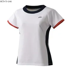 【新品】【Lサイズのみ】prince(プリンス) 遮熱 吸汗速乾 半袖ウェア レディース・ウィメンズ テニス ゲームシャツ 日本バドミントン協会審査合格品 ホワイト　WF2084-146-L