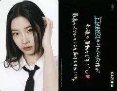 【中古】コレクションカード(女性) 35：LE SSERAFIM/KAZUHA(カズハ)/裏面印刷メッセージ入り/「2023 LE SSERAFIM TOUR ‘FLAME RISES’ IN JAPAN」ランダムフォトカード