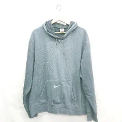 ◇ ⊇ NIKE ナイキ 長袖 パーカー サイズL ネイビー系 レディース E  【1410290062654】