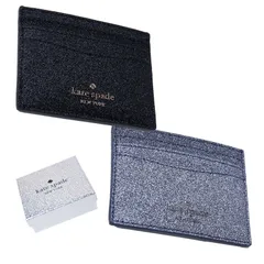 ケイトスペード kate spade カードケース small slim card holder レディース グリッター wlr00214 BOX付