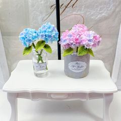 #541 ミニチュア　紫陽花セット　＊⑦