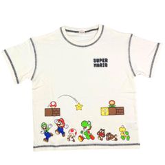 SR8815 マリオ 半袖 Tシャツ キッズ ジュニア トドラー　スクール　男の子 女の子 100-170cm