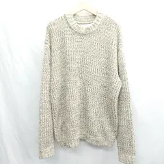 ◇ ⊇ MONO-MART モノマート 長袖 ニット セーター サイズM ベージュ系 メンズ E  【1412090046490】