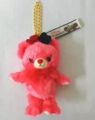 【中古】キーホルダー・マスコット(キャラクター) レッドベリー バッジつきキーチェーン 「UniBEARsity」 ディズニーストア限定