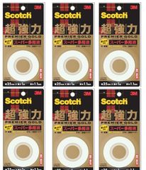 住友3M 超強力両面テーププレミアゴールド（スーパー多用途）25x1【６個セット】