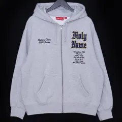 SUPREME Salvation Zip Up Hooded Sweatshirt Mサイズ グレー