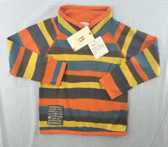 【タグ付き新品】ブランシェス BRANSHES 長袖Tシャツ ハイネック 110cm 子供服 中古