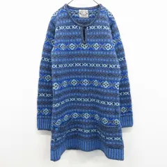 Jamieson's ジャミーソンズ ニット セーター チュニック 総柄 w830698iのサムネイル