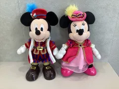 W46 Disney ディズニーホテル・エクスクルーシブ ミッキー&ミニーぬいぐるみ ホテル名入り巾着バッグ付き※ホテルミラコスタ限定