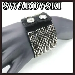 SWAROVSKI　スワロフスキー　ブレスレット　ラインストーン　ブラック