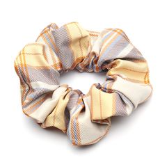 【新着商品】レディース 韓国 ヘアアクセサリー 髪ゴム ヘアゴム 髪留め シュシュ 1本(Orange) オレンジ かわいい 可愛い おしゃれ QinGoo