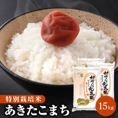 令和7年産 特別栽培米 15kg 秋田県大潟村産 あきたこまち ※沖縄配送不可のサムネイル