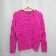 ◇ ⊇ BANANA REPUBLIC バナナリパブリック 網目　丸首 長袖 ニット サイズS ピンク系 レディース E  【1504210010006】