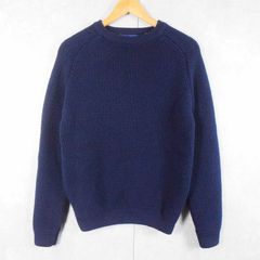 80's Patagonia デカタグ ウールニットセーター NAVY L