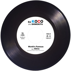 DJ KOCO aka SHIMOKITA - World's Famous 7 inch レコード　新品未使用