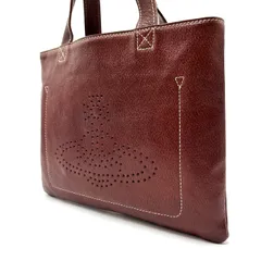 【良品】 Vivienne Westwood punching ORV logo hand bag unisex ヴィヴィアン ハンドバッグ トートバッグ