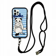 [iPhone16 Pro] スマホショルダー付 スカラー iPhoneSE 第3世代 ケース 耐衝撃 i-coronケース iPhone16 15 14 13 12 11 スマホケース アイフォン 全機種対応 スマホカバー scolar パンダ ボーダー ブ