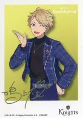 【中古】キャラカード 鳴上嵐 ブロマイド 「SCRAP×あんさんぶるスターズ!! 繋がろう! Trinity Festival」 グッズ購入特典