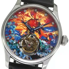 深見東州 T.Fukami センタートゥールビヨン SS レザー 晴天で