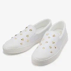 [コンバース] スニーカー  オールスター  クップ  スターズ　スリップオン　ホワイト　31301751