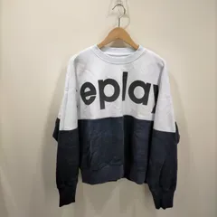 リプレイ REPLAY TWO-TONE OVERSIZED REPLAY SWEATSHIRT ツートーン オーバーサイズ リプレイ スウェットシャツ レディース JPN：S のサムネイル