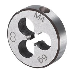 新品 uxcell ラウンドねじ切りダイ M4 x 0.7 メートルねじ 右ねじ切り 固定ダイス 合金工具鋼 タッピング修理ツール