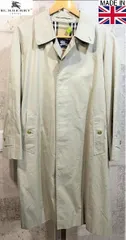 90’S 英国製 バーバリー プロ―サム ステンカラーコート 44SHORT メンズ ベージュ BURBERRY PRORSUM