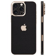 wraplus スキンシール iPhone16 Pro Max 対応 [ブラックレザー]