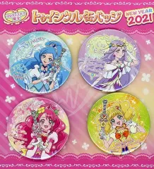 【中古】バッジ・ピンズ [単品] トゥインクル缶バッジ4種セット(変身後) 「ヒーリングっど プリキュア プリティ袋 Ver. RED」 プリティストア2021限定