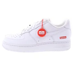 SUPREME (シュプリーム) ×NIKE AIR FORCE 1 LOW SP ナイキ エア フォース 1 ローカットスニーカーシューズ ホワイト US8/26cm CU9225-100