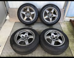日産 GT-R R32 純正 8J+30 16インチ タイヤホイール 4本セット