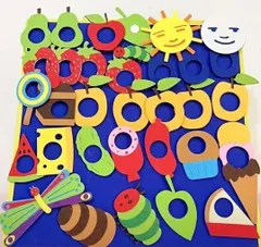 ※即日（17時以降は翌日）発送OK品！　はらぺこあおむし　フェルト　パネルシアター　保育　知恵玩具　エリックカール　おもちゃ　玩具