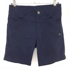 【美品】カッパ ハーフパンツ ネイビー 花柄×リーフ柄織生地 メンズ S ゴルフウェア Kappa