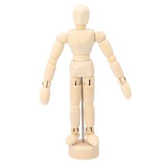 ☆ ベージュ ☆ 14cm ☆ デッサン人形 2サイズ展開 pmyde01 デッサン人形 デッサンドール デッサン 人形 ドール 関節 可動 モデル人形 ポージング人形 木製 14関節 ポーズ スケッチ 漫画 マンガ まんが 絵コンテ イラスト インテリア