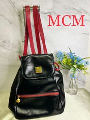 ⑧ MCM エムシーエム リュック バッグ ブラック 黒