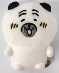 【中古】キーホルダー パグ ミニミニおすわりマスコット 「自分ツッコミくま」 ナガノマーケット限定