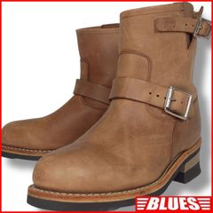 HAWKINS ホーキンス エンジニアブーツ 本革 ショート バイク メンズ 8E 茶 キャメル スチールトゥ エンジニアブーツサイズ26cm一覧←SEULB屋着古← JJ1405