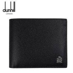 ダンヒル バーリントン 6cc ジップ コンパクト ウォレット レザー