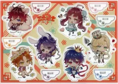 【中古】アクリルスタンド・アクリルパネル [単品] 集合 描きおろしちびキャラアクリルスタンド6種セット 「Switchソフト 燃えよ! 乙女道士 ～華遊恋語～ アリスNETスペシャルセット」 同梱特典