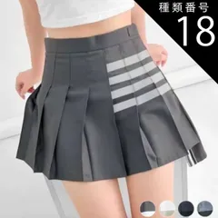 種類18:ホワイト/M ゴルフウェア レディース 韓国 スカート ミニスカート ミニ丈 Aライン トリコロール ゴルフウエア ゴルフ ウエア ライン プリーツスカート プリーツ 春 秋 夏 おしゃれ グレー ホワイト