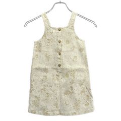 Christian Dior クリスチャンディオール キッズ 総柄ノースリーブワンピース 1WBM12DRSC ホワイト 6