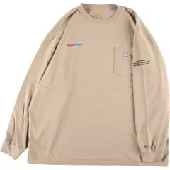 古着 カーハート Carhartt FRシリーズ 袖刺繍 ロングTシャツ ロンT メンズXXL/eaa363631