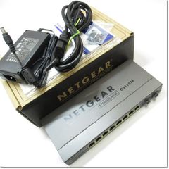 NETGEAR スマートスイッチ GS110TP-100AJS ギガビット8ポート SFP2スロット
