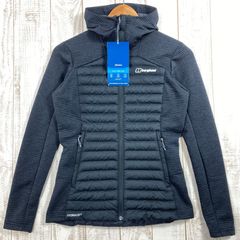 【Women's 8 ブラック】 Berghaus ( バーグハウス ) ヌーラ ハイブリッド ジャケット Nula Hybrid Jacket 化繊ダウン 4A000778BP6 Women's  化繊インサレーション アウター ジャケット
