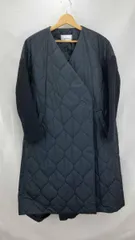 エンフォルド ENFOLD コクーン　コート　キルティング ENFOLD エンフォルド 24AW CHECK-QUILT COAT キルティングコート