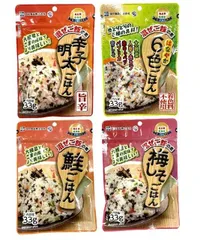 田中食品 混ぜるだけ 混ぜこみわかめ 食べ比べ 鮭ごはん・梅しそごはん・辛子明太ごはん・6色ごはん 4種 × 1袋ふりかけのサムネイル