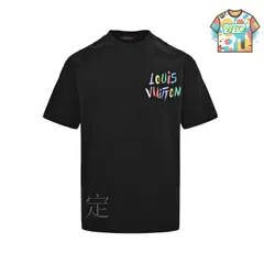 【今日WTO】Louis Vuitton 25ss 手描きカラーロゴグラフィティ T シャツ-CZ88