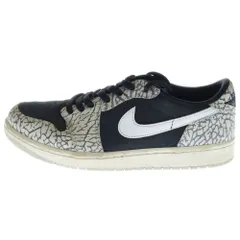 NIKE (ナイキ) Air Jordan 1 Retro Low OG Black Cement エアジョーダン1 レトロ ロー OG ブラックセメント ローカットスニーカー ブラック US10/28cm CZ0790-001