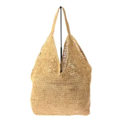 MADE IN MADA メイドインマダ タグ付き OMBINISOA BAG ラフィアバッグ レディース 美品 ベージュのサムネイル